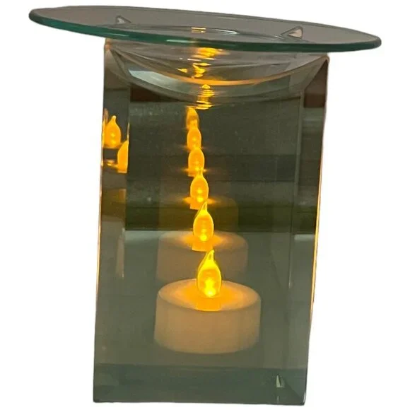 PartyLite Infinite Reflections Aroma Melts Warmer Candle Heat Decor Mirror P9226 - Picture 8 of 16